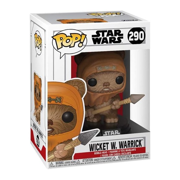 Funko Pop! Bobble-Head - Star Wars - Wicket W. Warrick #290 - Picture 2 of 3